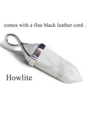 ⭐️ 5 for $25 Howlite Natural Gem Stone Necklace